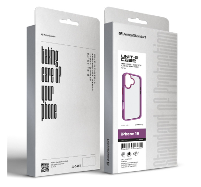 Armorstandart Чохол до мобільного телефона Armorstandart UNIT2 Apple iPhone 16 Violet (ARM78774)