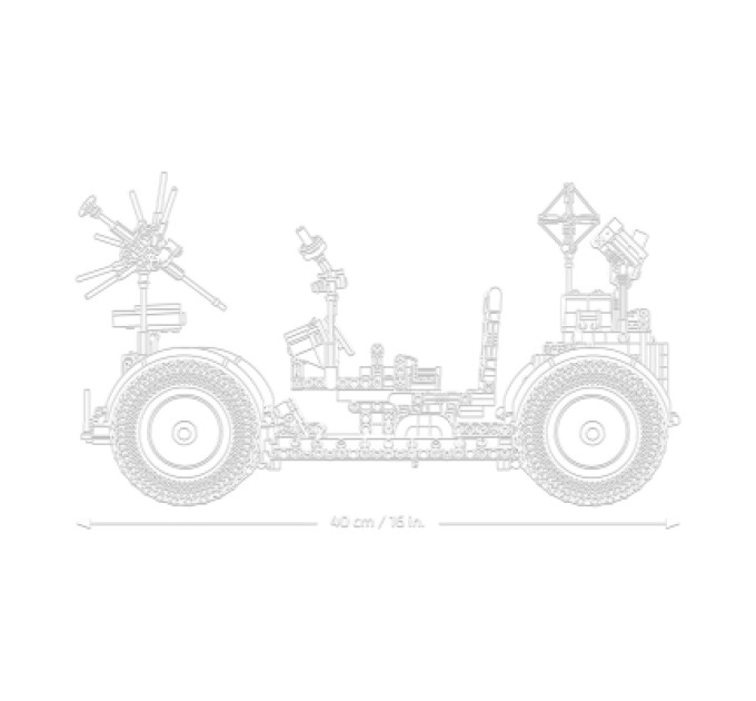 LEGO Конструктор LEGO Technic Місячний автомобіль NASA Apollo (42182)
