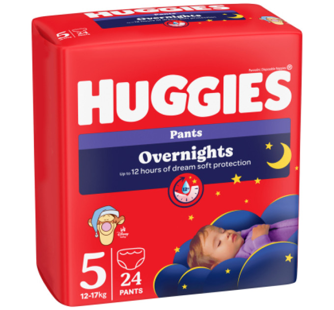 Huggies Підгузки Huggies Overnights Pants Трусики 5 12-17 кг 24 шт. (5029053581095)