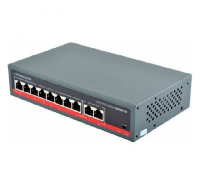 FoxGate Комутатор мережевий FoxGate S5809P-E2 (96W)