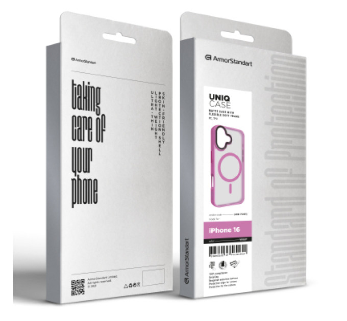Armorstandart Чохол до мобільного телефона Armorstandart Uniq MagSafe Apple iPhone 16 Violet (ARM79499)