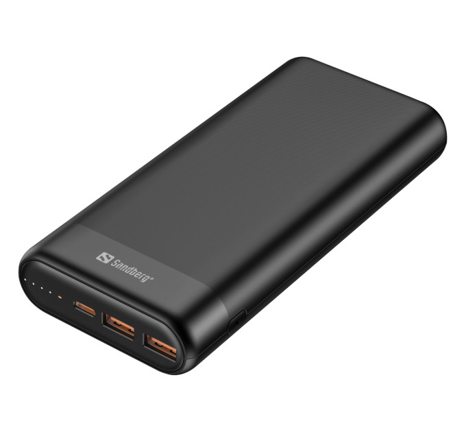 Sandberg Батарея універсальна Sandberg 20000mAh, PD/65W, QC/3.0, Always-ON-Mode, +cable 100W (420-62)