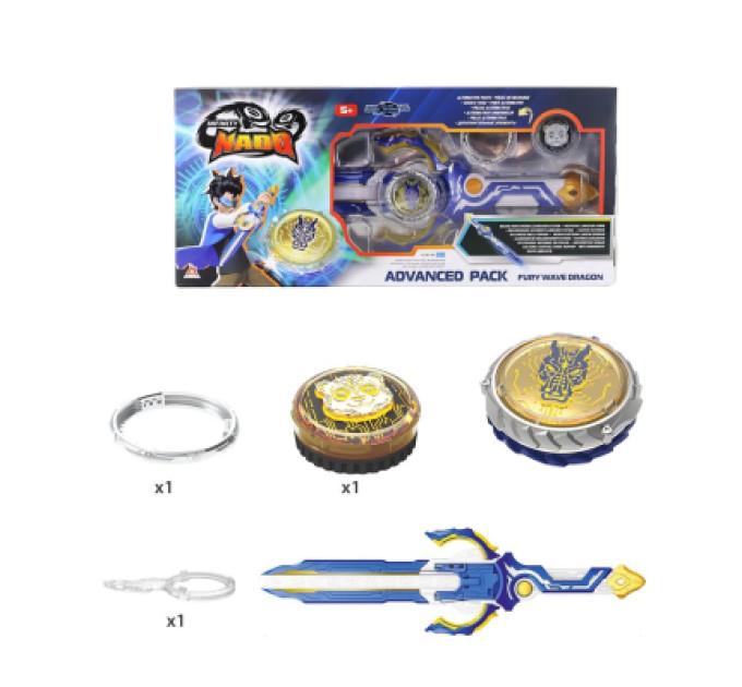 Infinity Nado Дзига Infinity Nado VI серія Advanced Pack Fury Wave Dragon Лютий Дракон (EU654131)