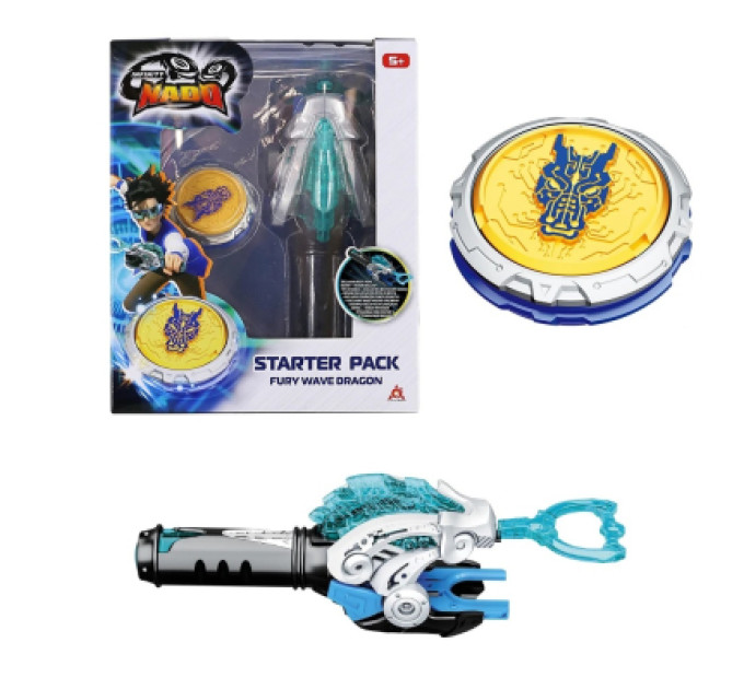 Infinity Nado Дзига Infinity Nado VI серія Starter Pack Fury Wave Dragon Лютий Дракон (EU654111)