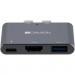 Canyon Порт-реплікатор Canyon Docking Station with 3 ports, Thunderbolt 3, Input 100-240V (CNS-TDS01DG)