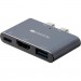 Canyon Порт-реплікатор Canyon Docking Station with 3 ports, Thunderbolt 3, Input 100-240V (CNS-TDS01DG)