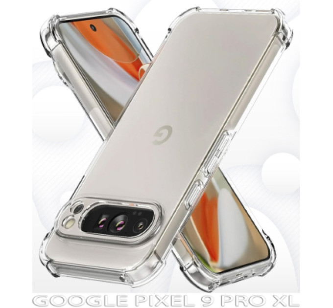 BeCover Чохол до мобільного телефона BeCover Anti-Shock Google Pixel 9 Pro XL Clear (712139)