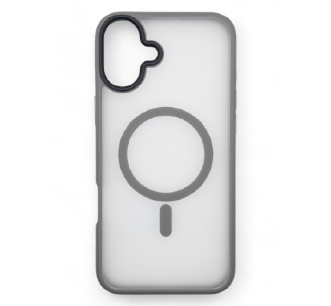 BeCover Чохол до мобільного телефона BeCover Metal Buttons Case (MagSafe) для Apple iPhone 16 Plus Gray (712095)