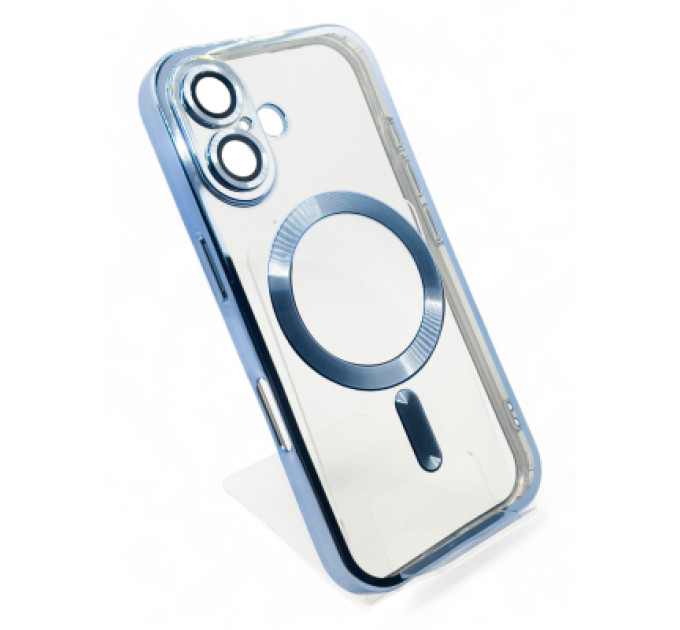 BeCover Чохол до мобільного телефона BeCover TPU Chrome Case (MagSafe) для Apple iPhone 16 Plus Sierra Blue (712077)