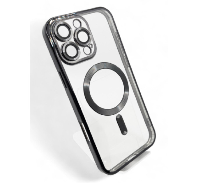 BeCover Чохол до мобільного телефона BeCover TPU Chrome Case (MagSafe) для Apple iPhone 16 Pro Max Black (712085)