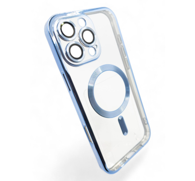 BeCover Чохол до мобільного телефона BeCover TPU Chrome Case (MagSafe) для Apple iPhone 16 Pro Sierra Blue (712082)