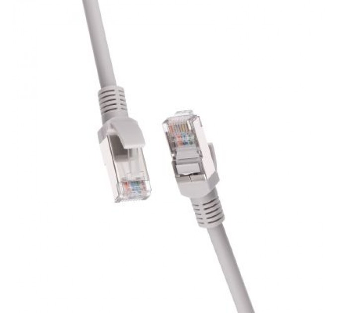 2E Патч-корд 2м FTP cat.6, CU, 26AWG, 7/0.16, LSZH, grey 2E (2E-PC6CU-FTP2LSZH-GRY)