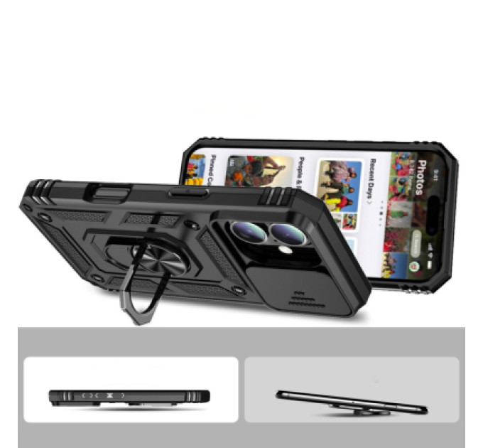 BeCover Чохол до мобільного телефона BeCover Military Apple iPhone 16 Black (712153)