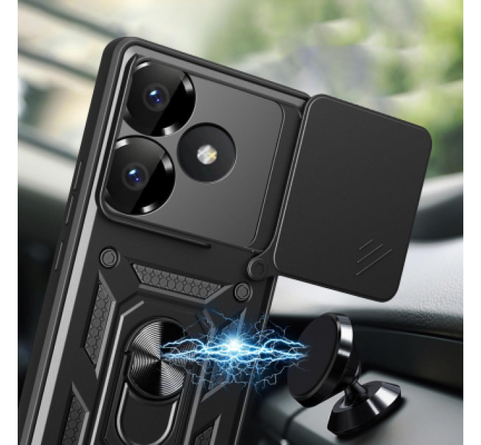 BeCover Чохол до мобільного телефона BeCover Military Poco F6 Black (712165)