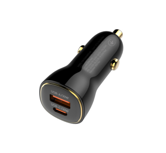 ColorWay Зарядний пристрій ColorWay PowerDelivery PPS USB (USB-A + USB-C) (60W) Black (CW-CHA046PD-BK)