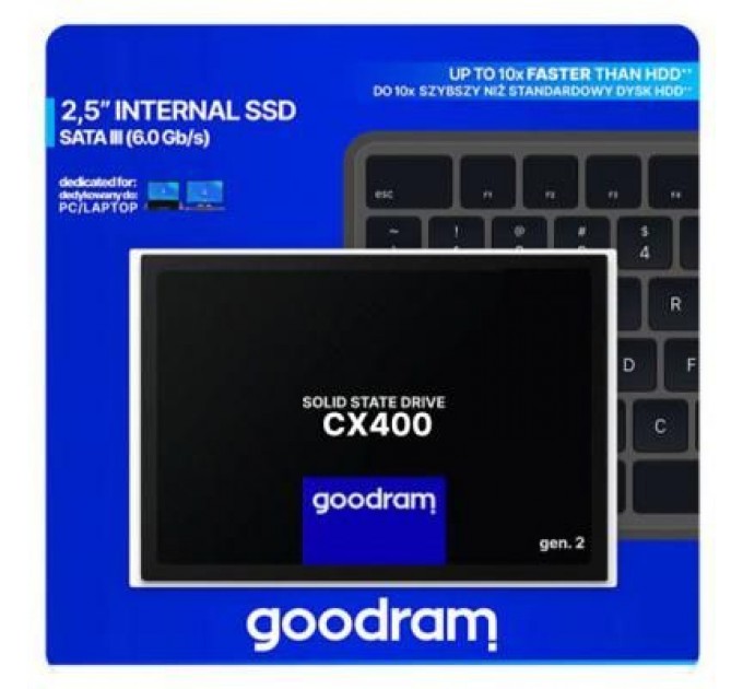 Goodram Накопичувач SSD 2.5" 128GB Goodram (SSDPR-CX400-128-G2)