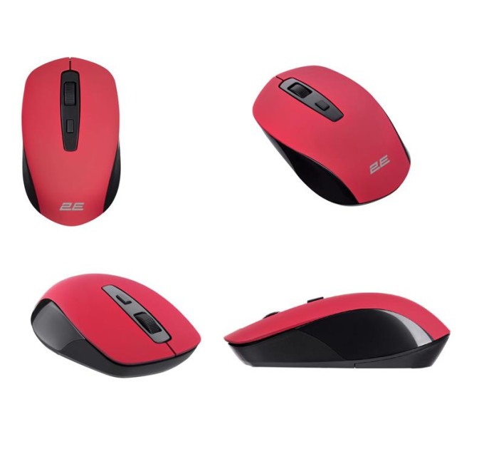 2E Мишка 2E MF211 Wireless Red (2E-MF211WR)