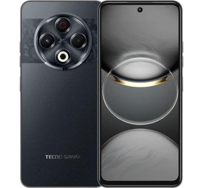 Tecno Мобільний телефон Tecno Spark 30 8/128Gb Stellar Shadow (4894947047862)