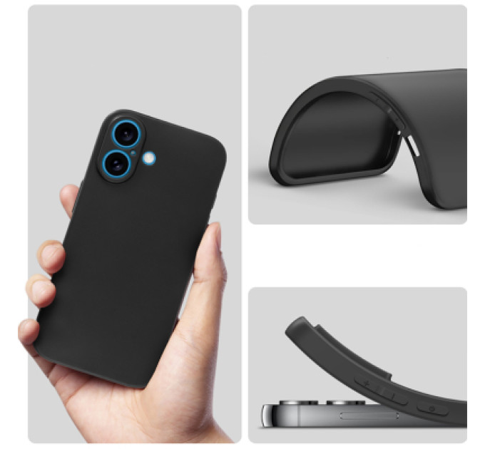 BeCover Чохол до мобільного телефона BeCover Apple iPhone 16 Black (712274)