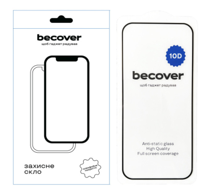 BeCover Скло захисне BeCover Google Pixel 9 Pro 10D Black (712326)