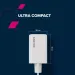 Canyon Зарядний пристрій Canyon CU65ACC GaN 65W 2xPD 1xQC EU White (CNS-CUW65ACC)