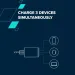 Canyon Зарядний пристрій Canyon CU65ACC GaN 65W 2xPD 1xQC EU White (CNS-CUW65ACC)
