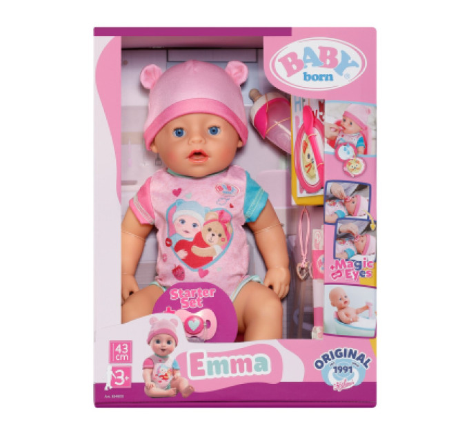 Zapf Пупс Zapf Baby Born – Чарівна Емма 43 см (834800)