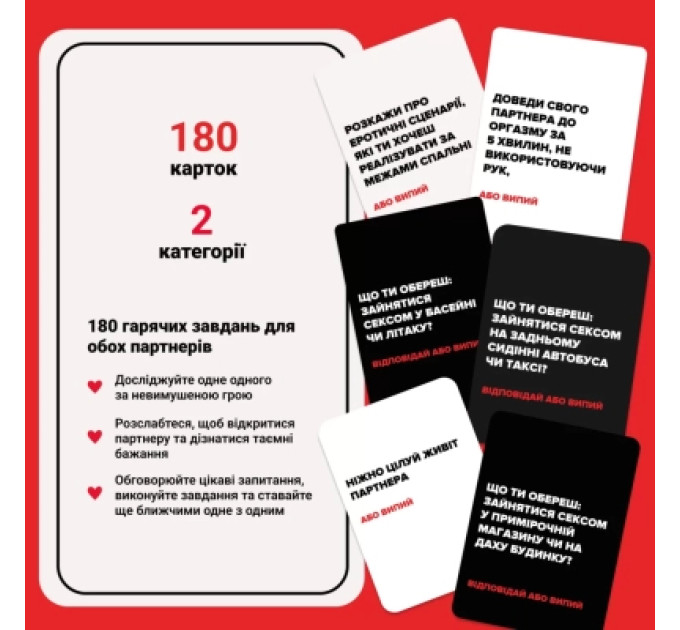 Memo Games Настільна гра 18+ Memo Games (Не) пʼяні кохані (0021-1)