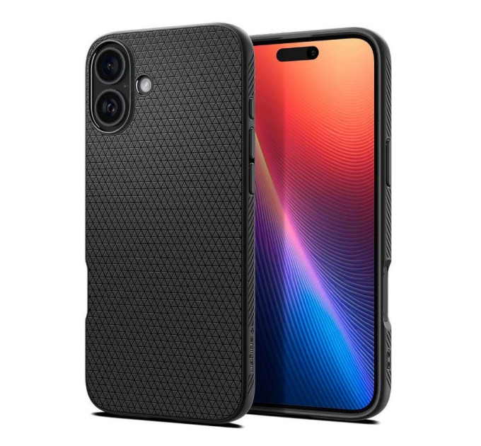 Spigen Чохол до мобільного телефона Spigen iPhone 16 Plus Liquid Air Matte Black (ACS08066)