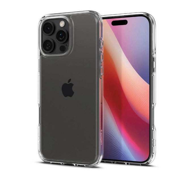 Spigen Чохол до мобільного телефона Spigen iPhone 16 Pro Ultra Hybrid Crystal Clear (ACS08121)