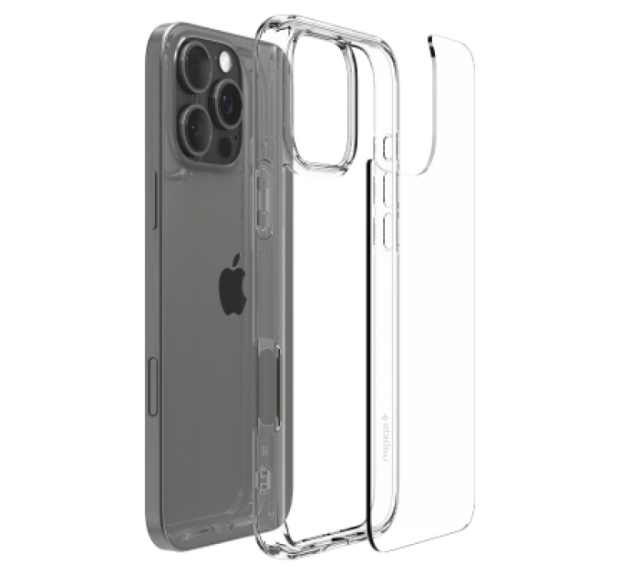 Spigen Чохол до мобільного телефона Spigen iPhone 16 Pro Ultra Hybrid Crystal Clear (ACS08121)
