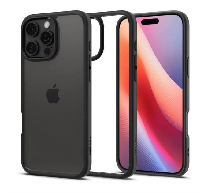 Spigen Чохол до мобільного телефона Spigen iPhone 16 Pro Ultra Hybrid Matte Black (ACS08125)