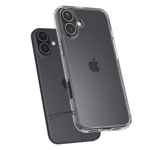 Spigen Чохол до мобільного телефона Spigen iPhone 16 Ultra Hybrid Crystal Clear (ACS08197)