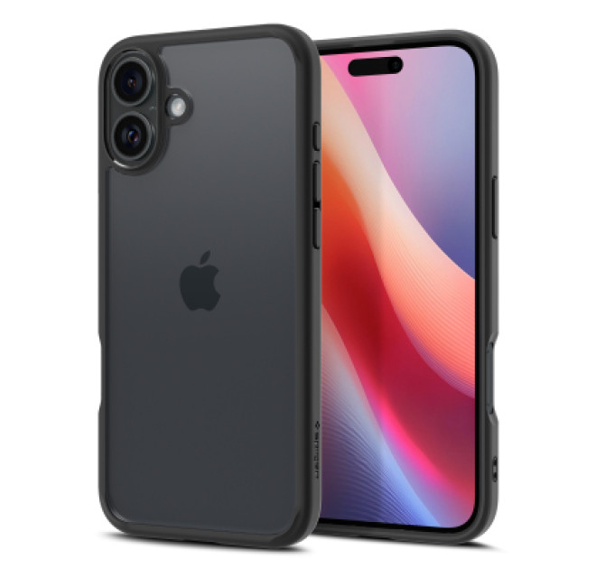 Spigen Чохол до мобільного телефона Spigen iPhone 16 Ultra Hybrid Matte Black (ACS08201)