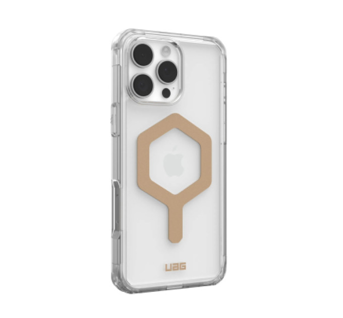 UAG Чохол до мобільного телефона UAG iPhone 16 Pro Max Plyo Magsafe Ice/Gold (114481114381)