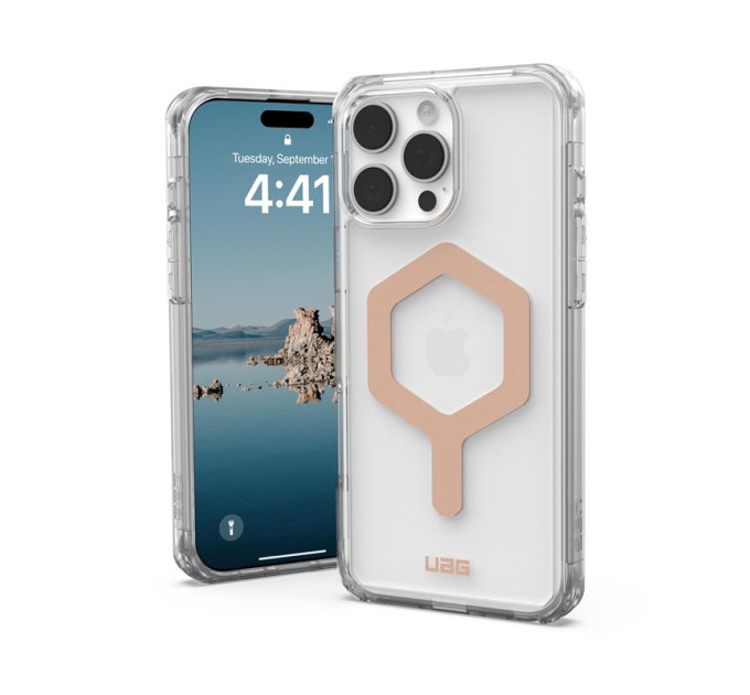 UAG Чохол до мобільного телефона UAG iPhone 16 Pro Max Plyo Magsafe Ice/Gold (114481114381)