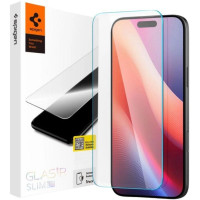 Скло захисне Spigen iPhone 16 Plus/15 Plus Glas tR SLIM HD (1 Pack) (AGL06890)