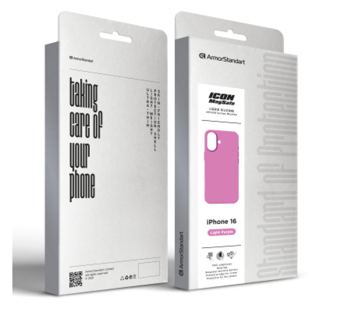 Armorstandart Чохол до мобільного телефона Armorstandart ICON2 MagSafe Apple iPhone 16 Light Purple (ARM80182)
