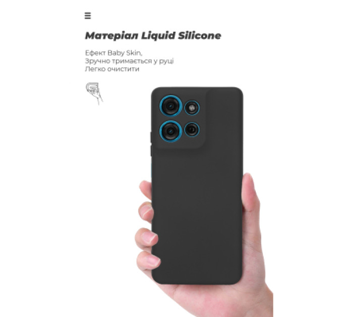 Armorstandart Чохол до мобільного телефона Armorstandart ICON Motorola G75 5G Camera cover Black (ARM81621)