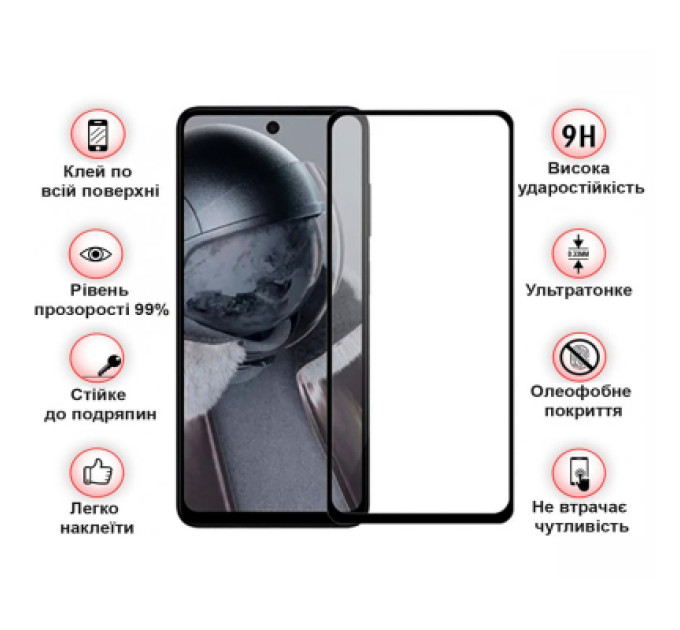 BeCover Скло захисне BeCover HMD Pulse Plus Black (712504)