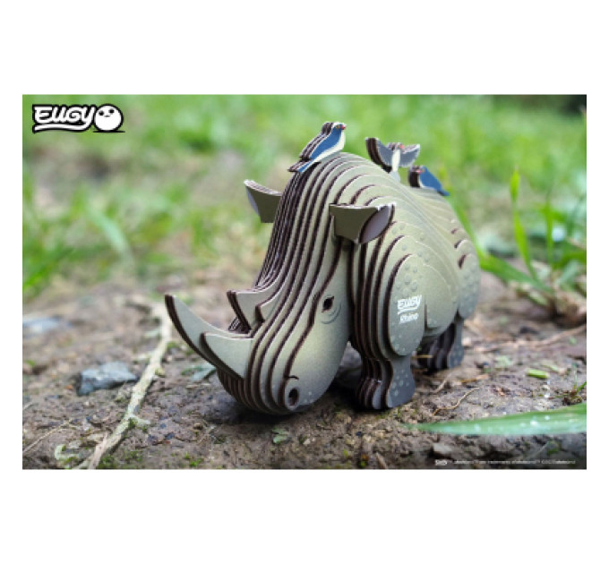 Eugy Пазл Eugy 3D Зоопарк Носоріг (XEG-076)