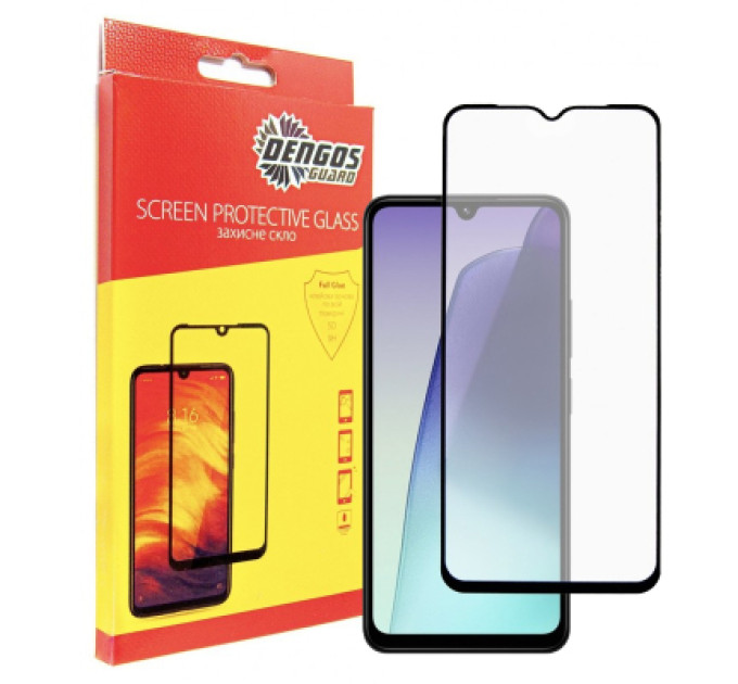 Dengos Скло захисне Dengos Full Glue Xiaomi Redmi 14C (black) (TGFG-379)