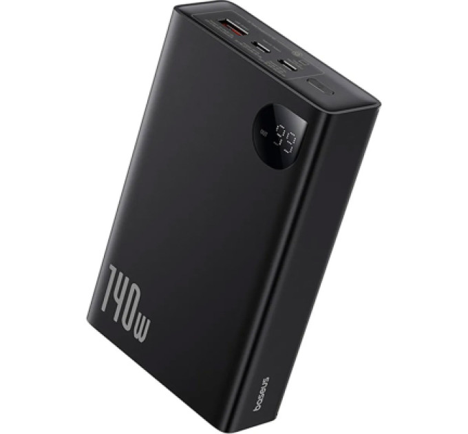 Baseus Батарея універсальна Baseus Adaman Metal Digital Display 24000mAh 140W, Black (P10021508113-00) (P10021507112-02)