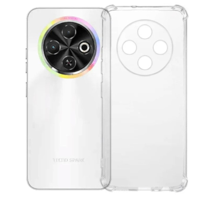 BeCover Чохол до мобільного телефона BeCover Anti-Shock Tecno Spark 30C 4G Clear (712783)