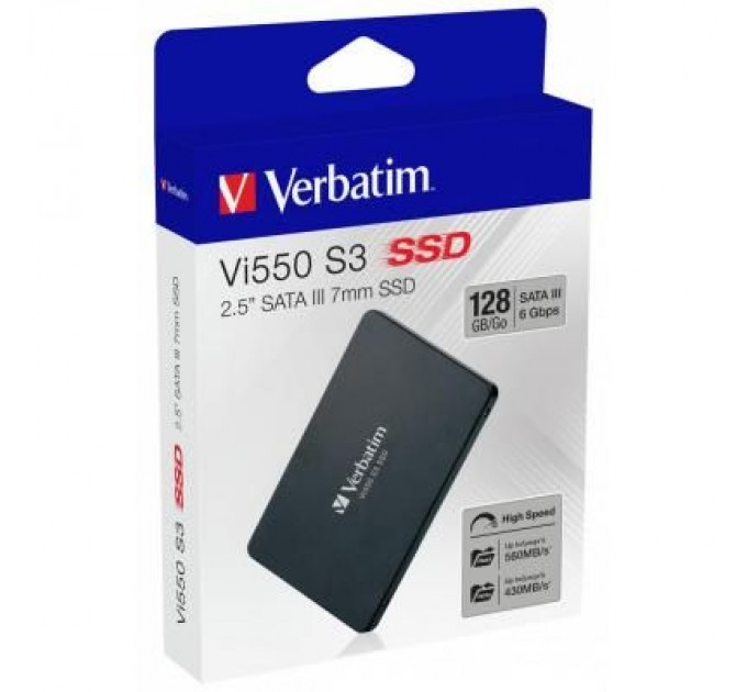 Verbatim Накопичувач SSD 2.5" 128GB Verbatim (49350)