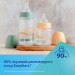 Canpol babies Пляшечка для годування Canpol babies Easystart MOUNTAINS антиколікова з широким отвором 120 мл зелена (35/242_gre)