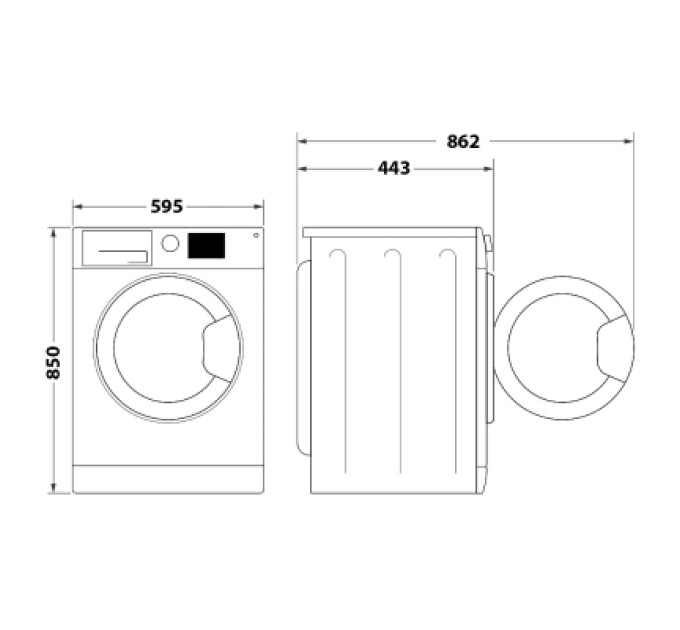 Indesit Пральна машина Indesit OMTWSE61293WKUA
