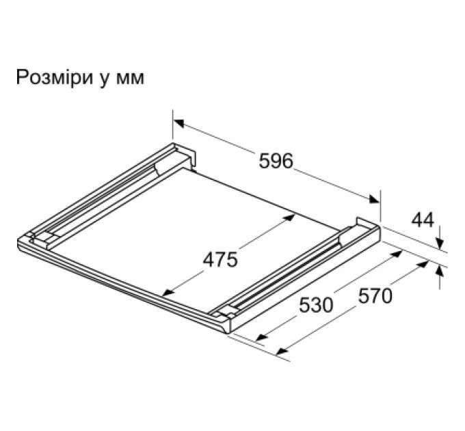 Bosch Аксесуар до пральних машин Bosch WTZ27500