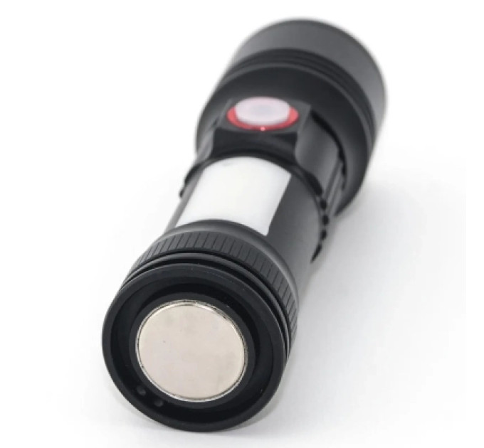 Quantum Ліхтар Quantum Adept 10W LED zoom +COB з USB+ Li-ion18650/2600mAh (QM-FL1031-18650/2600)