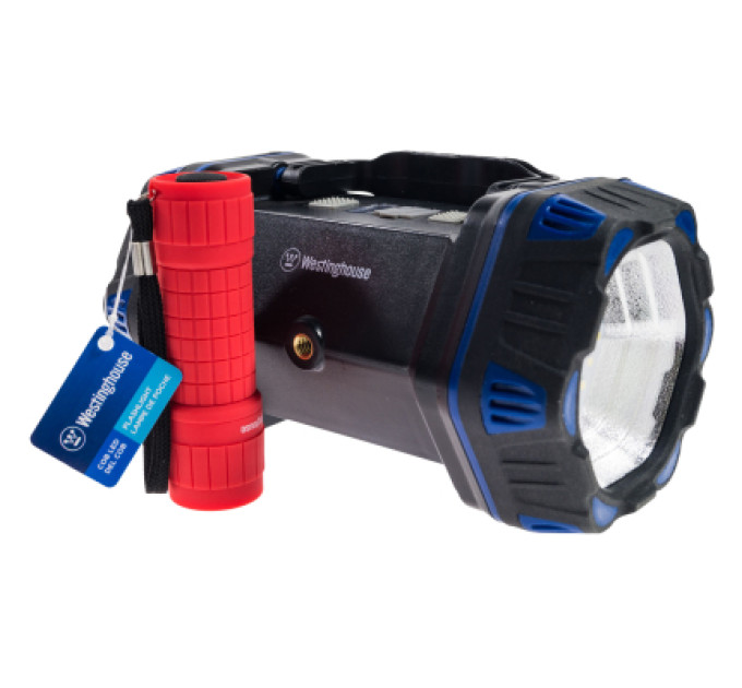 Westinghouse Ліхтар Westinghouse 8W LED COB WF217 з USB з функ Power Bank + подарунок WF 87-3R03PD16 red (WF217-CB-PR1)